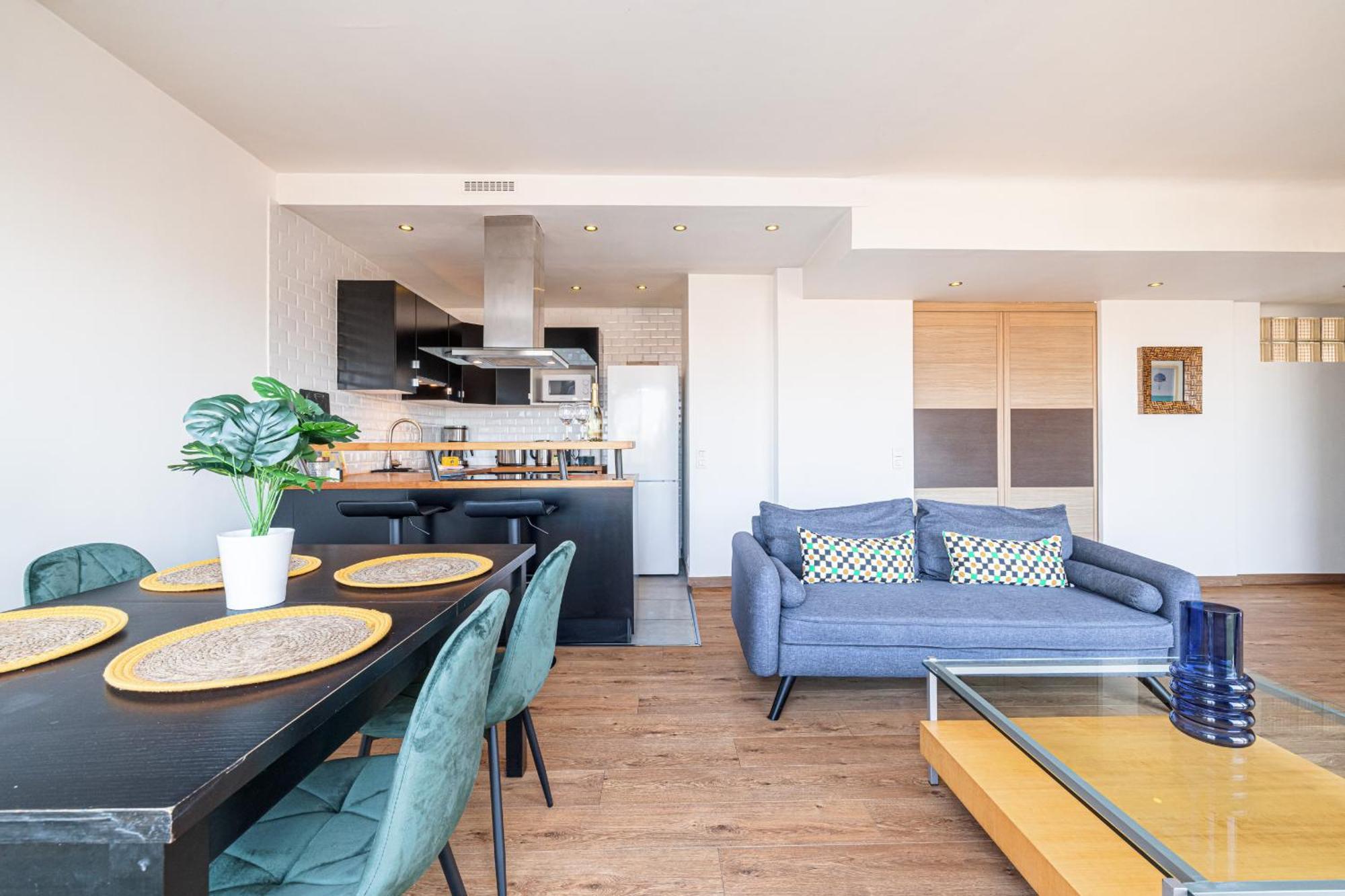 Open Sky Terrace Lage 1 Bdr & Parking Nizza