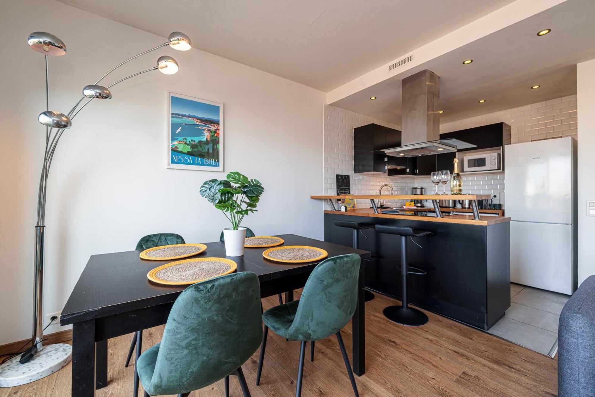 Appartement Open Sky Terrace Lage 1 Bdr & Parking Nice